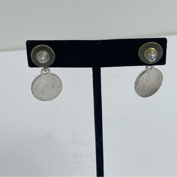 Oklahoma State University Dangle Earrings with Rhinestones - Picture 4 of 6